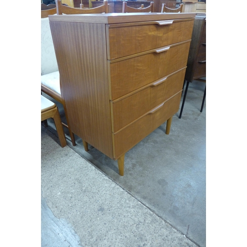 32 - An Austin Suite teak chest of drawers
