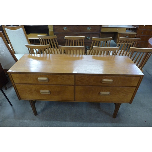 34 - A teak sideboard