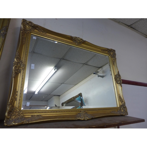 357 - A Victorian style gilt framed mirror