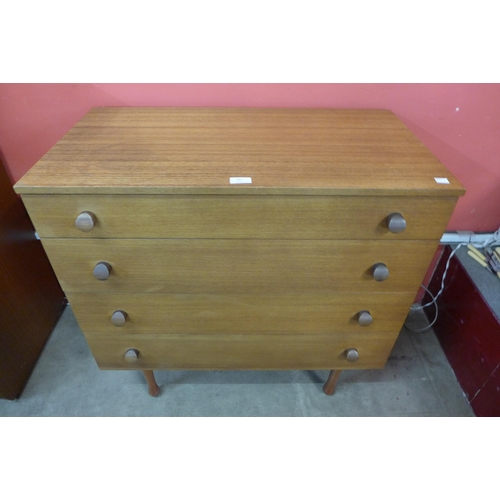 45 - An Avalon teak chest of drawers