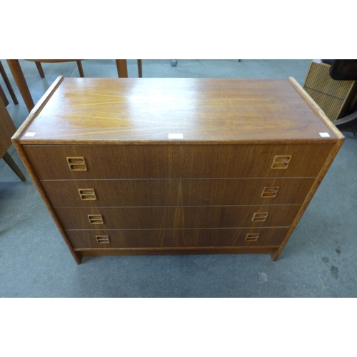 59 - A Danish teak chest of drawers