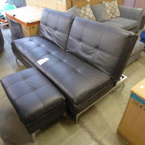 1546 - Sealy Sofa Convertible with Ottoman, original RRP £574.99 + VAT (4171-22) - damaged *This lot is sub... 