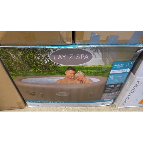 1556 - Lay-Z-Spa InflatableHot Tub With Cover, original RRP £333.33 + VAT (4171-9)- Boxed, Unchecked *This ... 