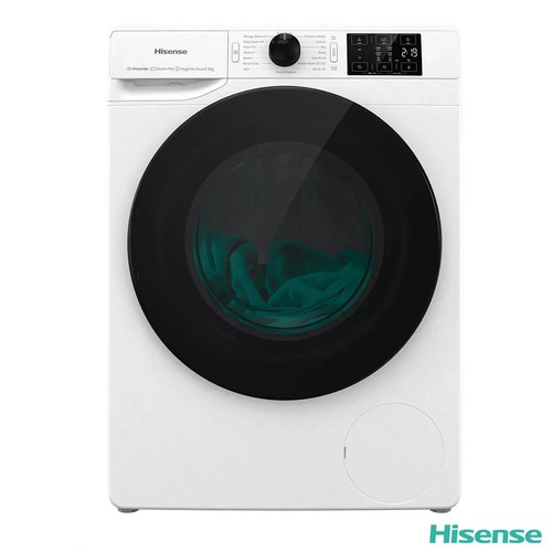 3001 - Hisense White 9kg, 1600rpm Washing Machine, A Rated (Model: WFGE901649VM) original RRP £333.33 + vat... 