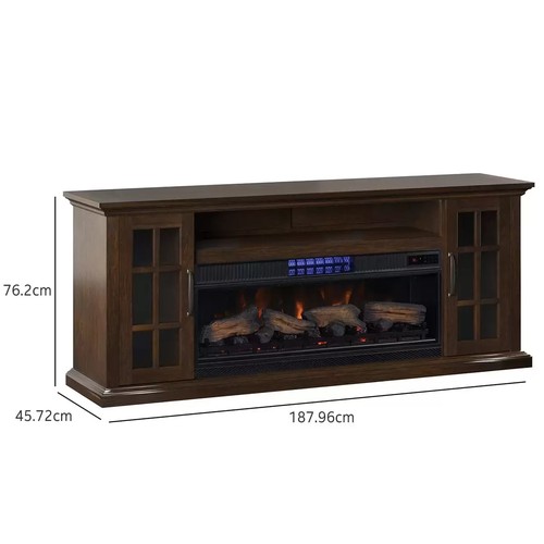 3027 - Tresanti Mayson Media Mantel with ClassicFlame CoolGlow 2-in-1 Electric Fireplace and Fan, Original ... 