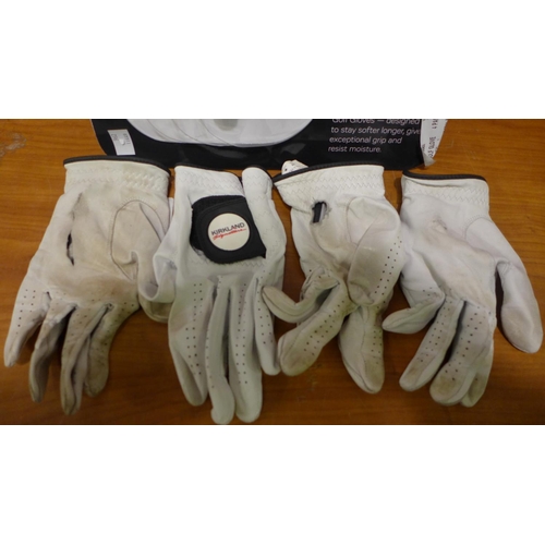 3066 - 6x Mixed Sized Ks Golf Gloves  (296-187)   * This lot is subject to vat