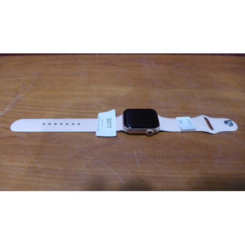 3077 - Apple Watch 6 40Mm GPS Smart Watch - gold/pink sand - model no MG123B/Ar ( No Charging Lead ), Origi... 