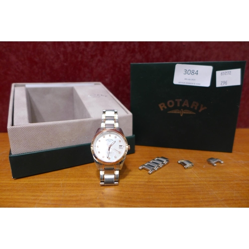 3084 - Rotary Ladies Watch ( Diamond Model) - (296-62)   * This lot is subject to vat