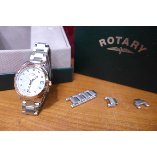 3084 - Rotary Ladies Watch ( Diamond Model) - (296-62)   * This lot is subject to vat