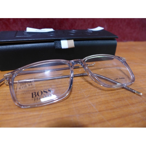 3086 - Hugo Boss 1372 Crystal plastic  55X16 glasses - (Arm Requires Attention)  , Original RRP £107.86 + v... 