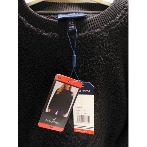 3162 - 4 Women's Nautica sweaters - ( 3 x M - Black) & (1 x XL - Navy)  * this lot is subject to VAT