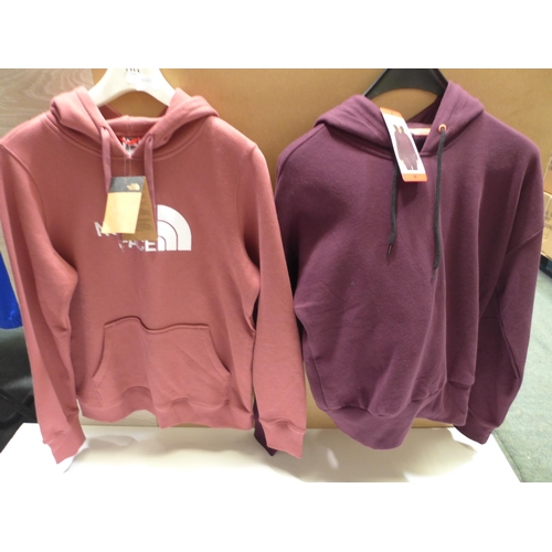 3163 - Women's The North Face hoodie & DKNY Sport purple track suit - all size: M * this lot is subject to ... 