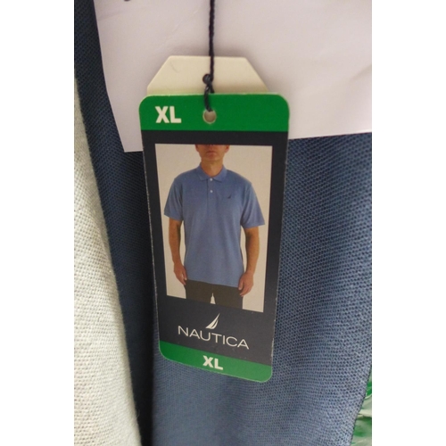 3173 - 4 Men's Nautica XL polos - mixed colours * this lot is subject to VAT