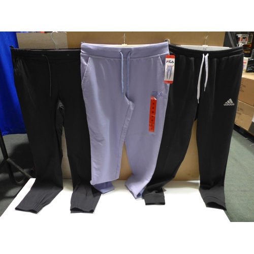 3175 - 3 Pairs of joggers - Fila, Adidas & Berghaus - mixed sizes, styles & colours * this lot is subject t... 