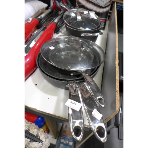 3184 - The Rock Cookware  Original RRP £108.99 + vat  (296-29)   * This lot is subject to vat