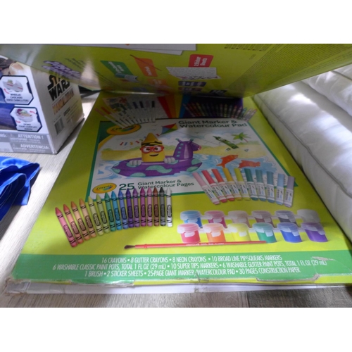 3200 - Crayola colouring set, Boogieboard sketchboard and Swishmallow sticker set (296-405,406,407) *This l... 