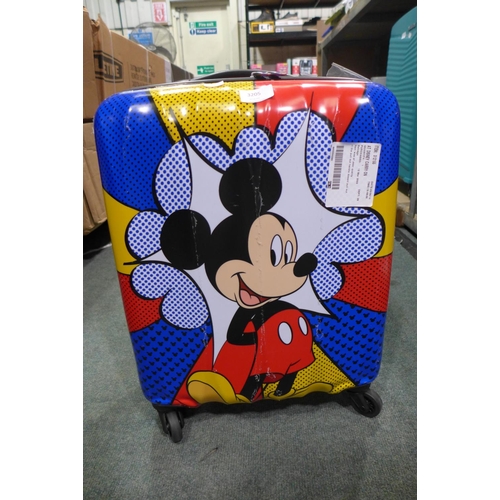 3205 - At Disney - Mickey Mouse - Carry On Hardside Spinner Case    (296-25)   * This lot is subject to vat