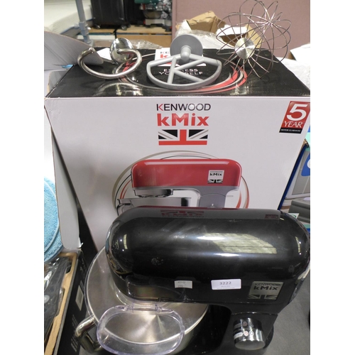 3222 - Kenwood KMix Black stand mixer (296-423) *This lot is subject to VAT