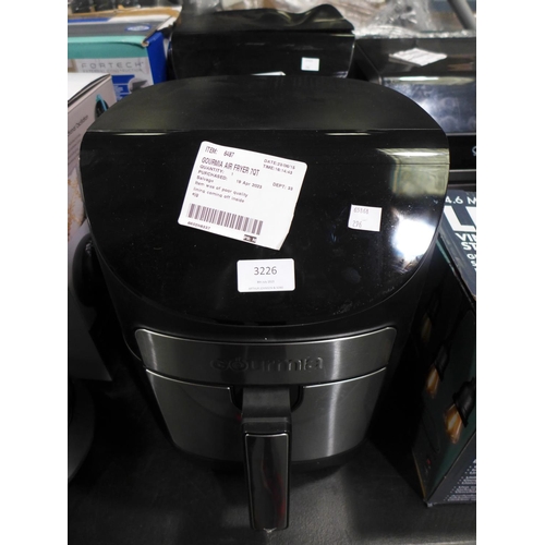 3226 - Two Gourmia Air Fryers 7Qt (296-278)   * This lot is subject to vat