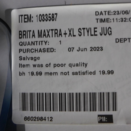 3230 - Two Brita Maxtra+Xl Style Jugs and Two Zulu 1.8L Waterbottles   (296-294,295)   * This lot is subjec... 