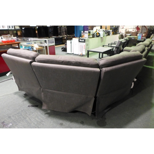 3236 - Gilman Creek Justin Grey Fabric Power Reclining Sectional 6pc Sofa (296-425) Original RRP £1,799.98 ... 