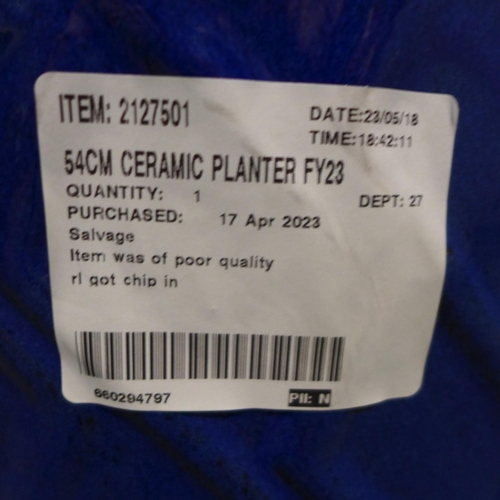 3243 - 54cm Ceramic Planter   (296-83)   * This lot is subject to vat