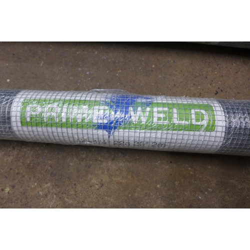 2278 - 4 Rolls of Prime Weld mesh (¼