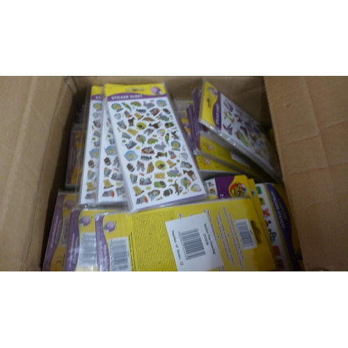 2287 - Box of sealed mixed sticker pads