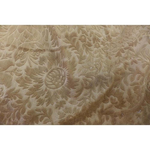 2302 - Roll of gold coloured textile fabric