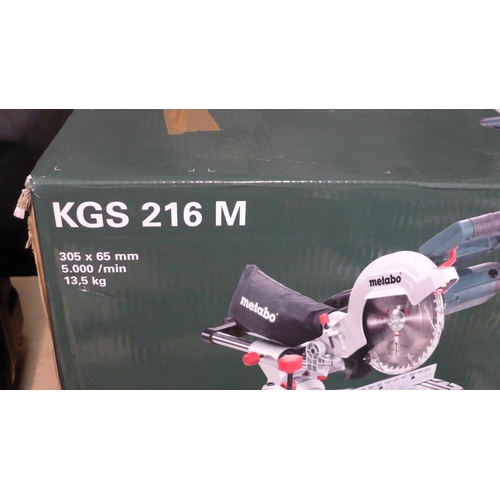 3260 - Metabo Mitre Saw Model: KGS216M (296-426) *This lot is subject to VAT