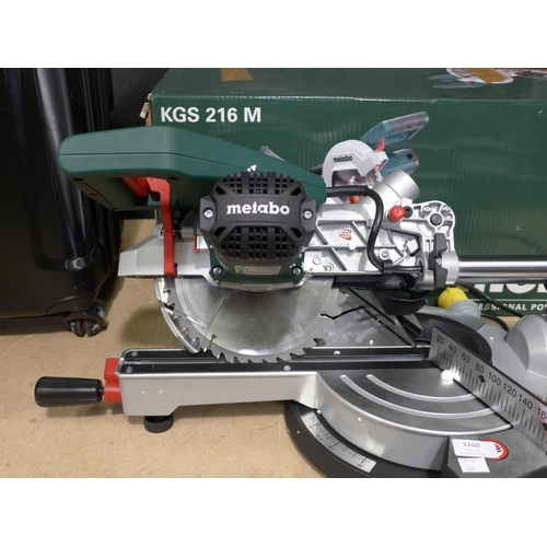 3260 - Metabo Mitre Saw Model: KGS216M (296-426) *This lot is subject to VAT