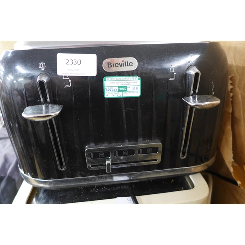 2330 - Breville 4-slice toaster & Morphy Richards 4-slice toaster