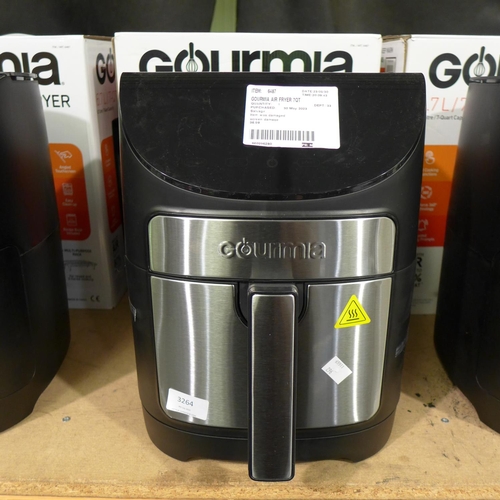 3264 - Gourmia Air Fryer 7Qt      (296-168)   * This lot is subject to vat