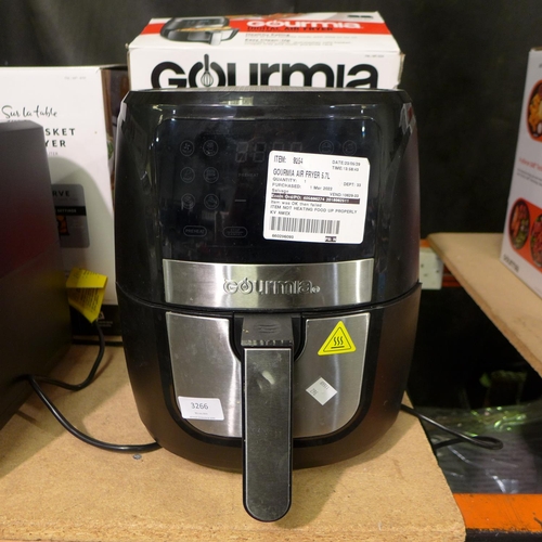 3266 - Gourmia Air Fryer          (296-172)   * This lot is subject to vat