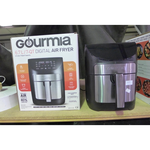 3275 - Gourmia Air Fryer 7Qt      (296-117)   * This lot is subject to vat