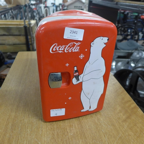 2341 - Coca-Cola mini fridge (model KWC-4)