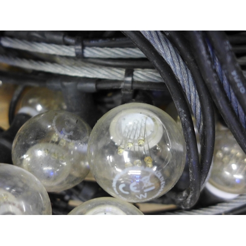 2397 - Large set of LED bulb string lights