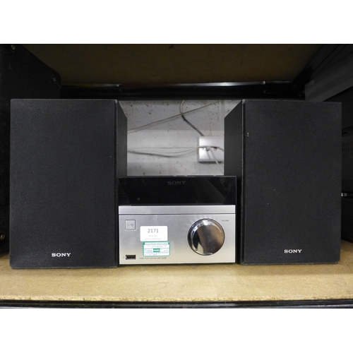 2171 - Sony DAB/FM Bluetooth Home Audio System (CMT-S20B)