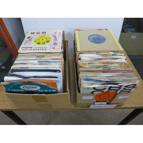 2176 - 2 boxes of vinyl singles