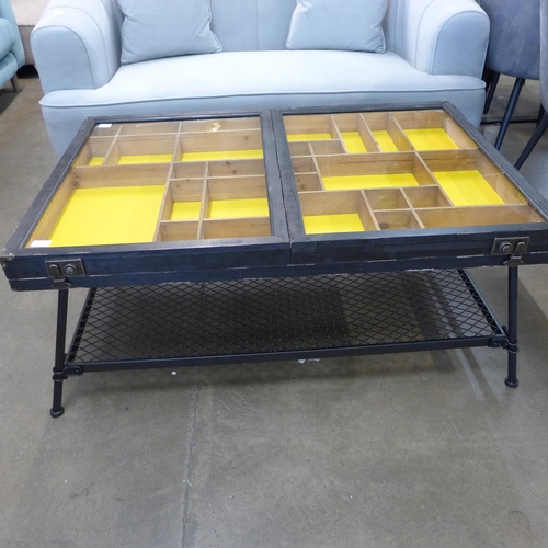 1302 - A collectors cabinet coffee table