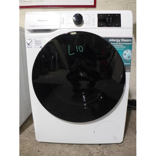 3027 - Hisense White 9kg, 1600rpm Washing Machine, A Rated (Model: WFGE901649VM) original RRP £333.33 + vat... 