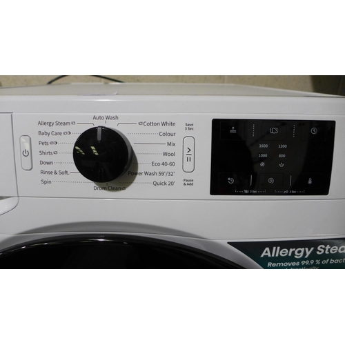 3027 - Hisense White 9kg, 1600rpm Washing Machine, A Rated (Model: WFGE901649VM) original RRP £333.33 + vat... 