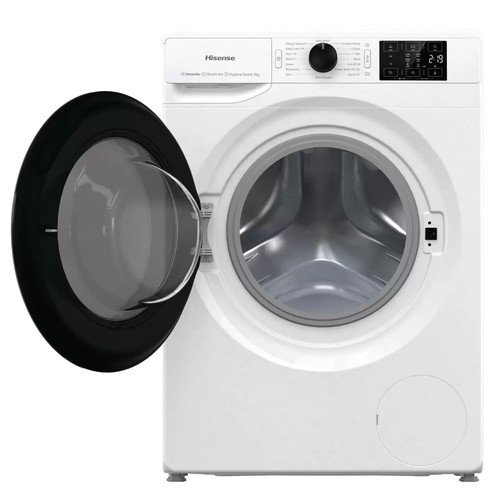 3027 - Hisense White 9kg, 1600rpm Washing Machine, A Rated (Model: WFGE901649VM) original RRP £333.33 + vat... 