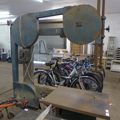 2001 - Vintage Picador extra large bandsaw - failed electrical safety test due to requiring rewire - cable ... 