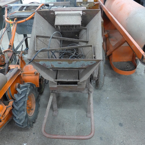 2005 - Pneulec Royer compost shredder mixer for grading soil - failed electrical safety test due to earth c... 