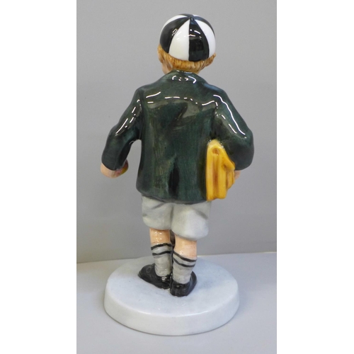 603 - A Royal Doulton figure, Off to School, boxed