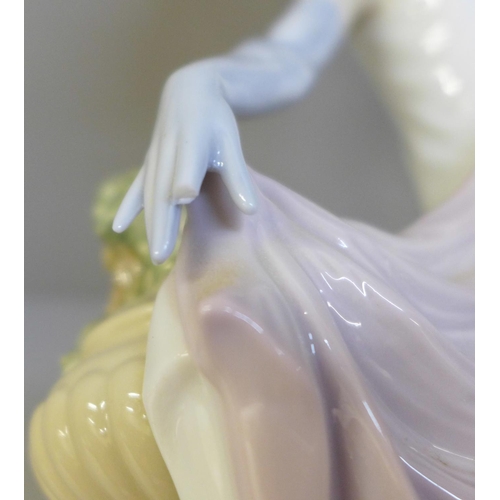 617 - Two tall Lladro figures of ladies