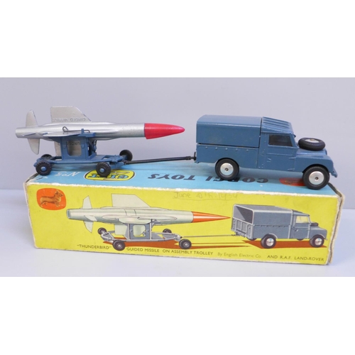 641 - Corgi Toys (GS3) Thunderbolt Missile on Trolley with hand rover, boxed with original packaging, purc... 