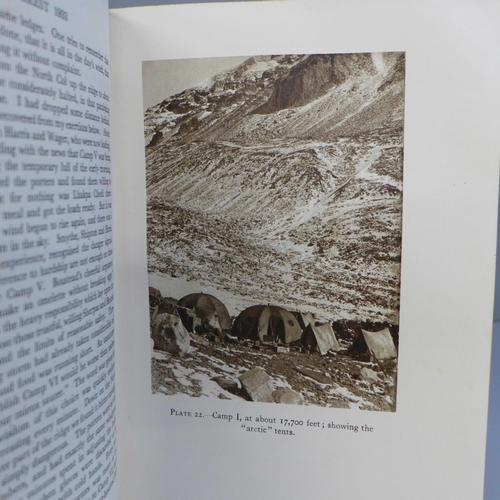 657 - One volume; Everest 1933, by Hugh Ruttledge, first edition, Hodder and Stoughton