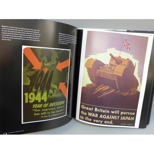 669 - One volume, Posters of World War II, Allied and Axis Propaganda, 1939-1945